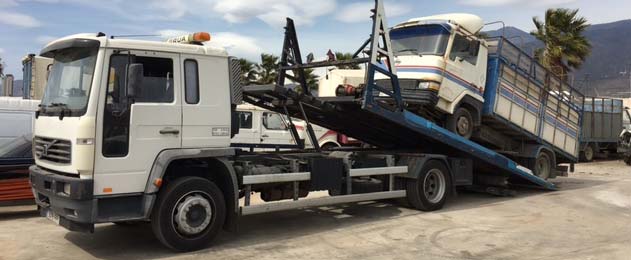 Transportes con grúa y góndola